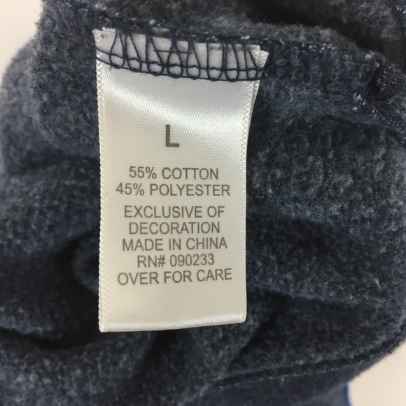 On the Byas Mens Long Sleeve Pullover Large Cotton - Picture 5 of 7